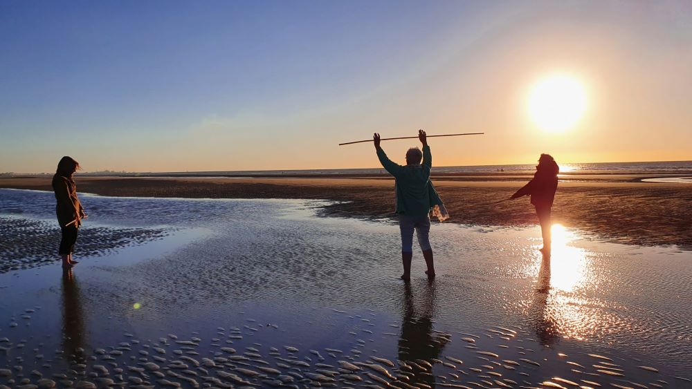 Retraite d##1été, les Pieds dans l##1eau en Côte d##1Opale, France